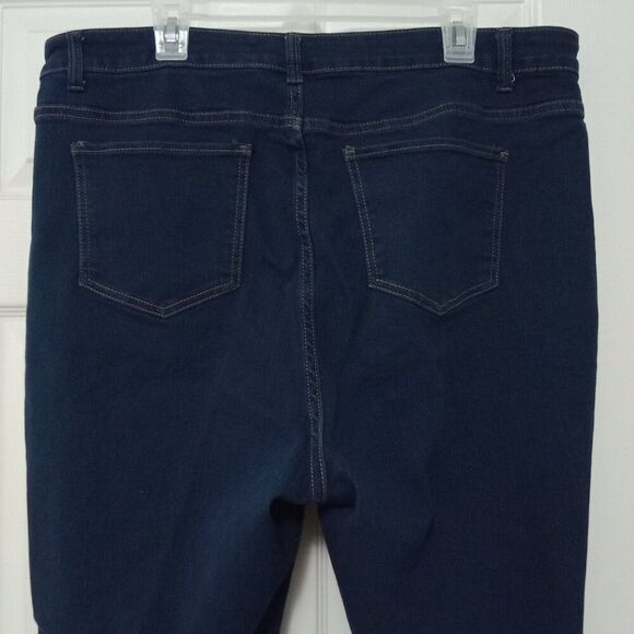 Stretch Skinny Jeans Medium Wash Plus Size 24 - Picture 5 of 8